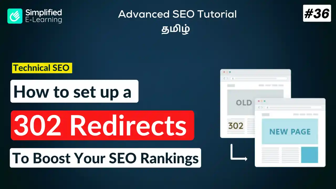 How to Set Up a 302 Redirects for SEO in Tamil