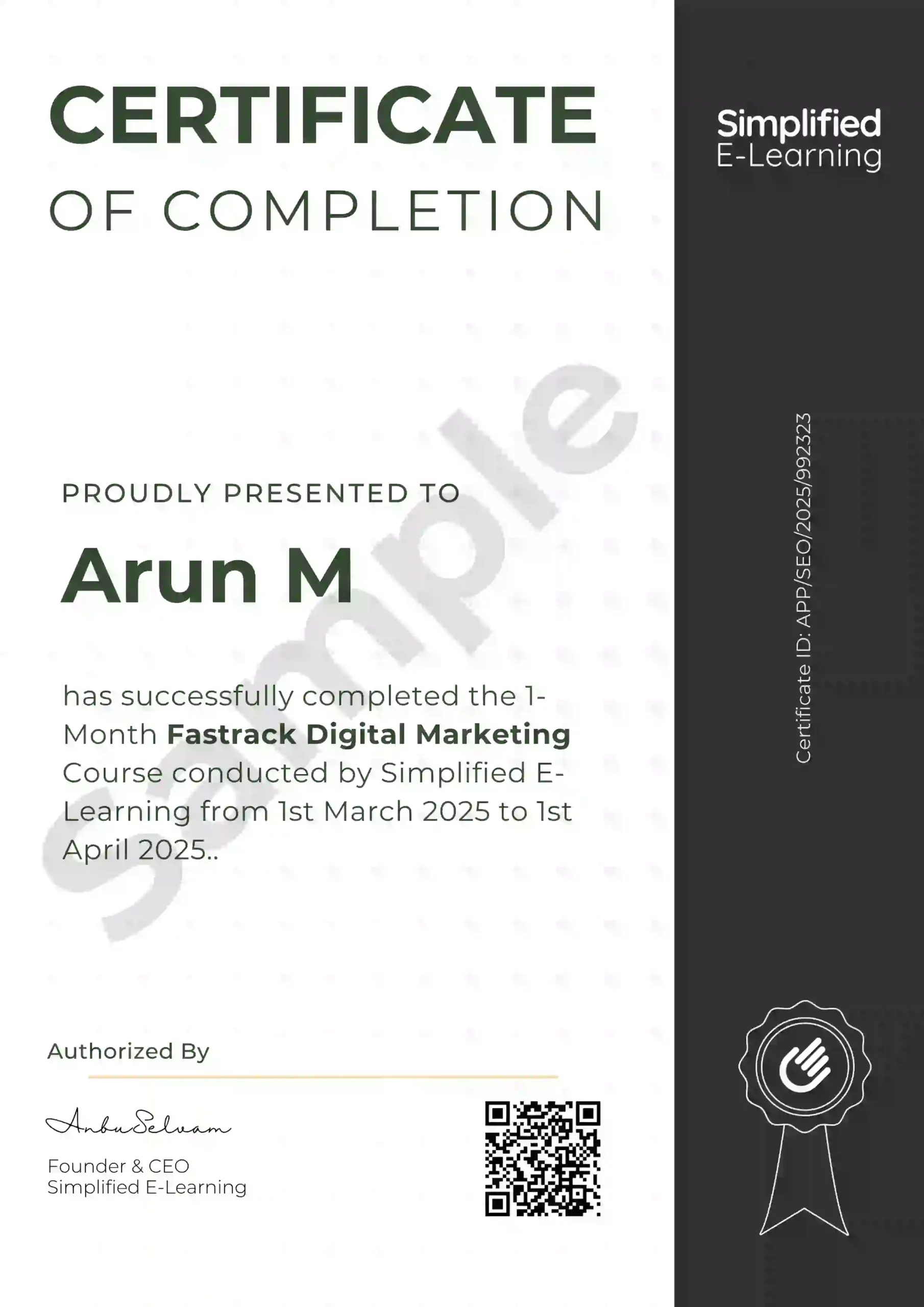fastrack digital marketing certificate 06