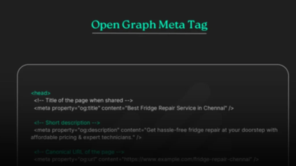 Open Graph meta tag